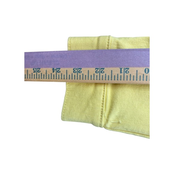 Rafaella Weekend Womens Yellow Denim Trucker Jacket Size Medium Pastel Cotton - Picture 5 of 7